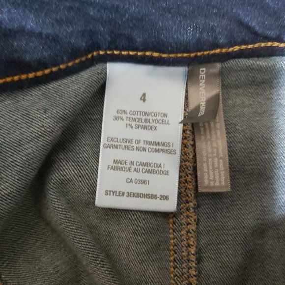 Denver Hayes Denim Skirt – Blue Size 4 - Picture 6 of 6